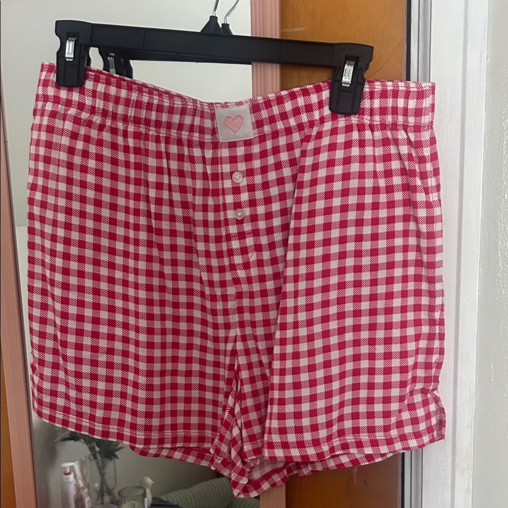 Jaclyn Smith Pink Gingham Women’s Shorts